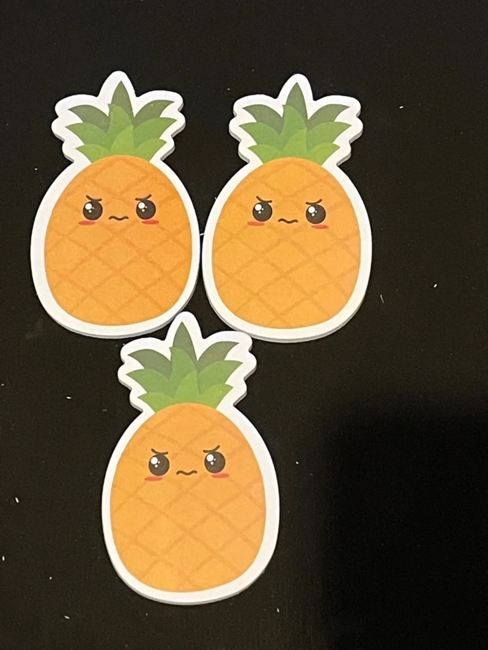 Pick (1) 90 Pc Kawaii Fruit Sticky Note Set -  Pineapple, Avocado, Strawberry,